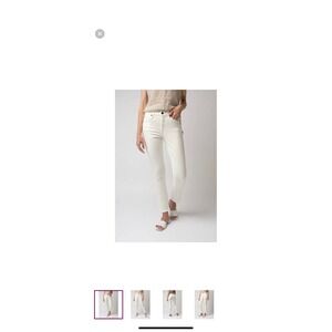 SLVR LAKE Lou Lou Mi Rise Slim Straight Jens in White Size 27